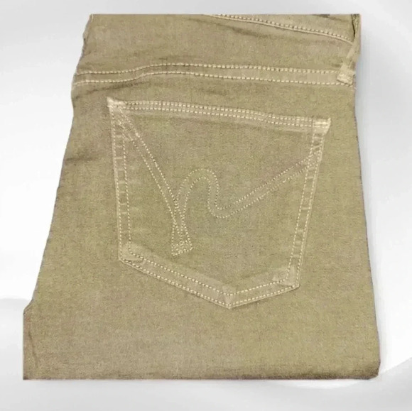 Citizen of Humanity Jean AVA Straight Leg Olive Green - Picture 3 of 7